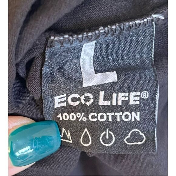 NWOT Wasted Collective “WASTED” Black Men’s T-Shirt Size Large - Picture 3 of 8